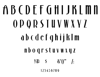 Stony Island NF font