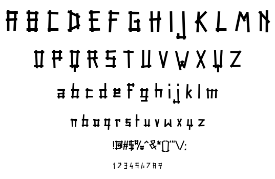 Tape Rail font
