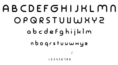 Urba font