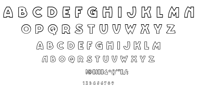 Vinnie Boom Bah NF font