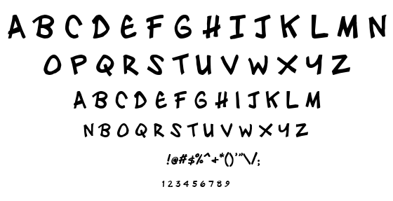 Zebtoonz font