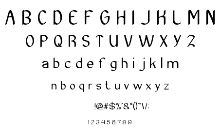 archieve font