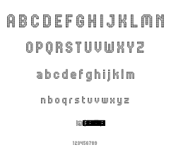 JD Digital font