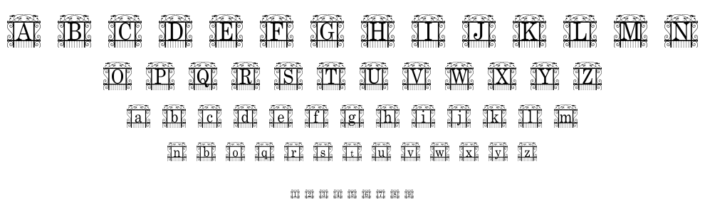 The Garden font