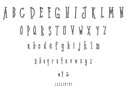 Kunang Kunang font
