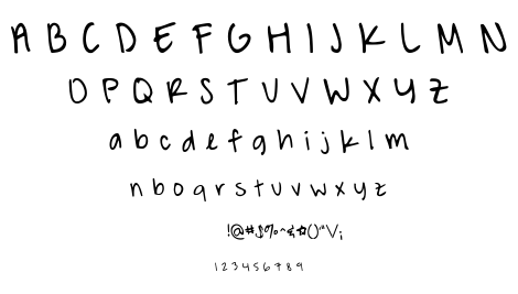 A Hundred Miles font