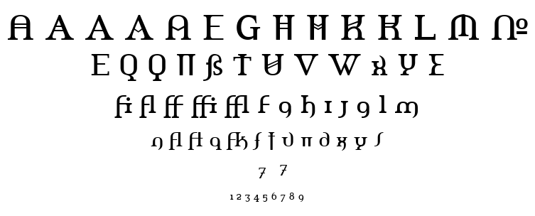 Amerika font