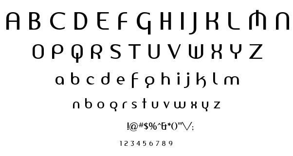 Amerika Sans font