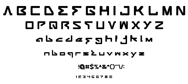ANDROID ROBOT font