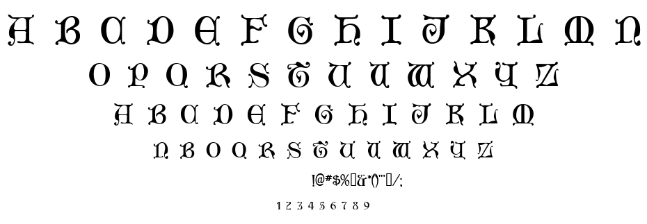 Aneirin font