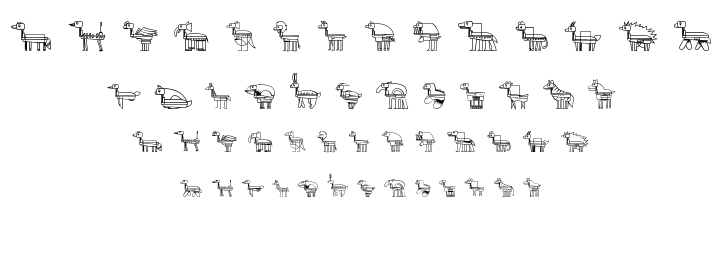 Freak Animals font