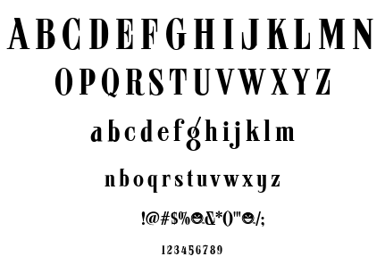 ARB 08 Extreme Roman AUG-32 CAS font