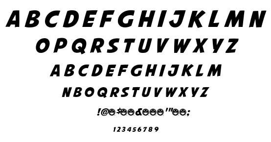 Avengeance Mightiest Avenger font