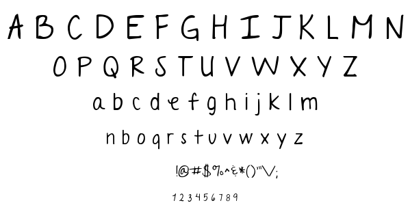 A Year Without Rain font