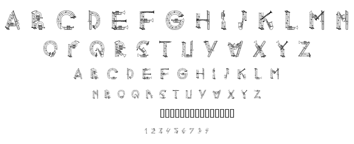 Alpha Music Man font