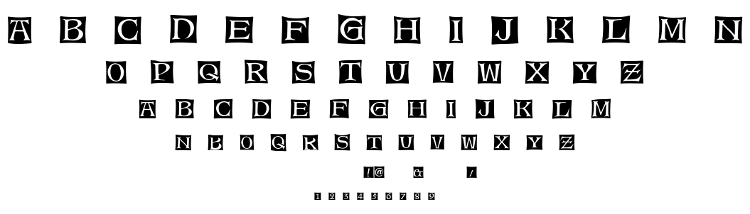 Alte Caps font