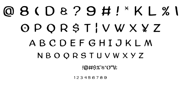 AmazGoDa font