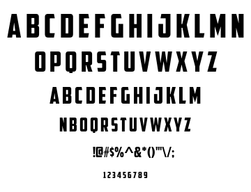 American Captain font