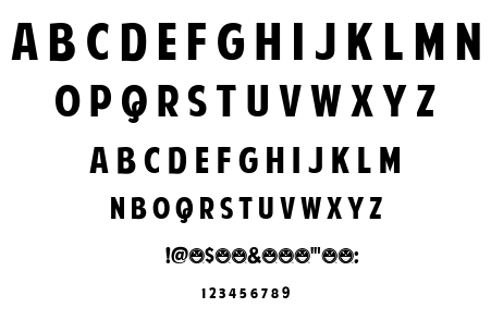 American Purpose font