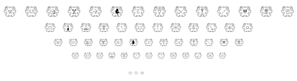 Armorial font