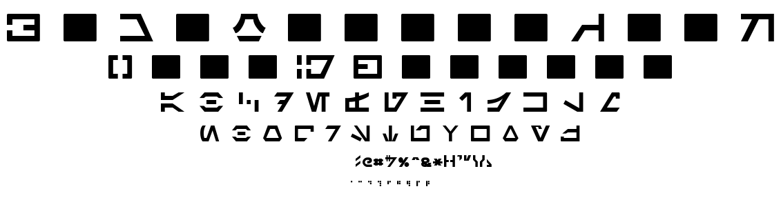 Aurebesh font