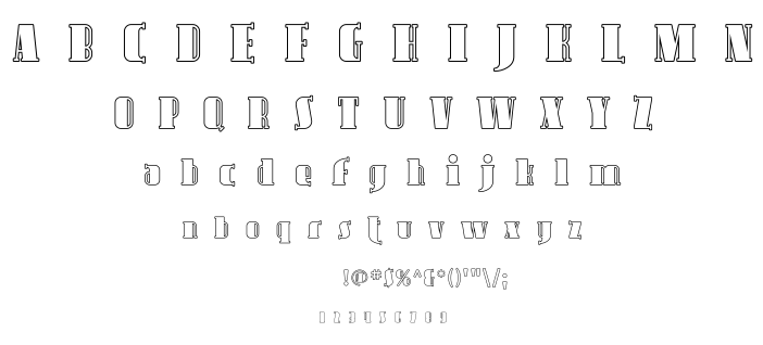 Avondale font