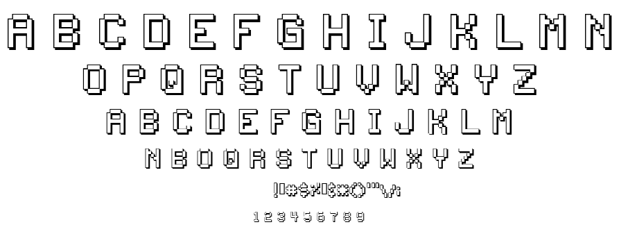 Back to 1982 font