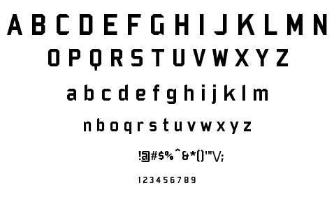 Bombardier font