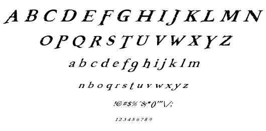 Booter font