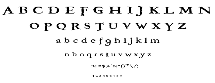 Booter font