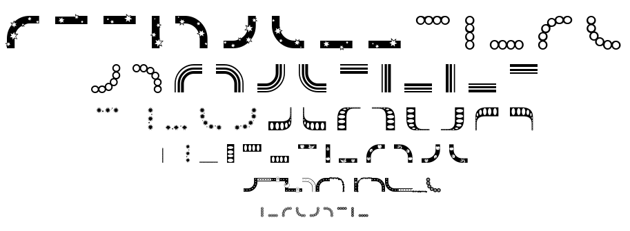 BorderMon font