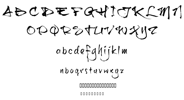 Brushtip C font
