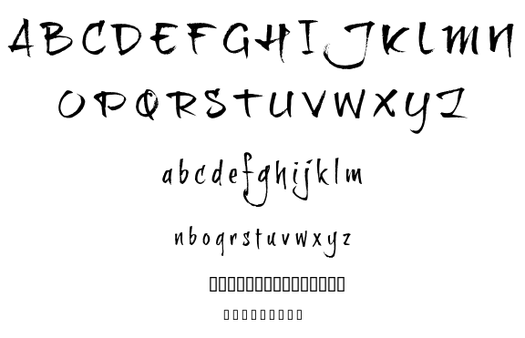 BrushtipTexe font