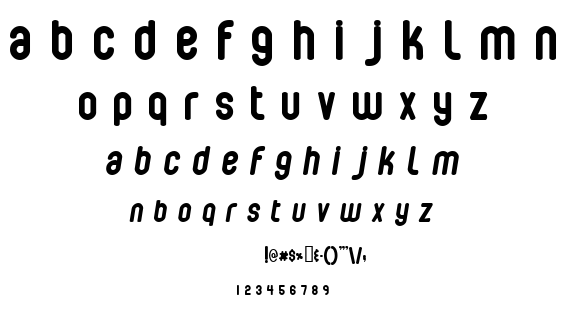 Bubbleboy font