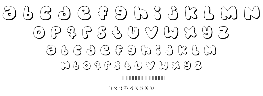 Bubblegums font