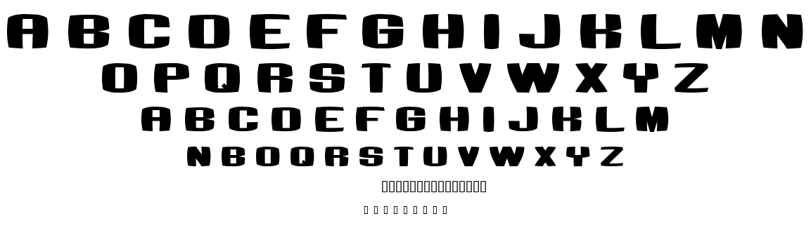 Bumbastika font