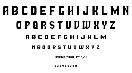 Beastformer font