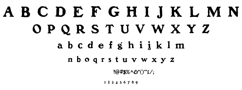 Benjamin Franklin font