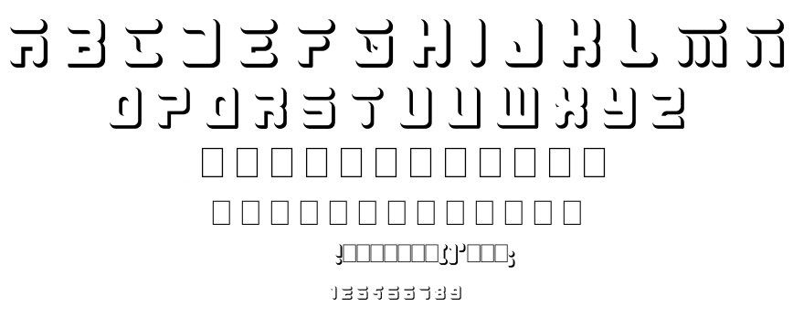 BIG WHITE font