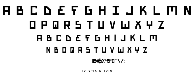 Bionic Type font