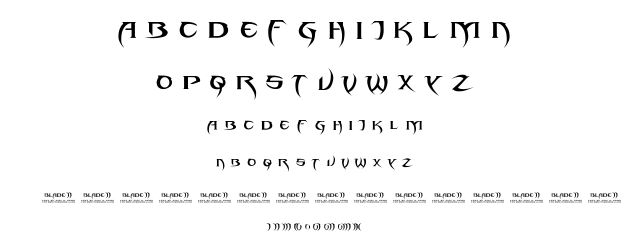 Blade 2 font