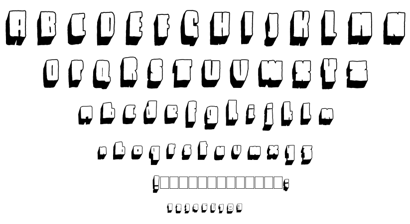 Blck font