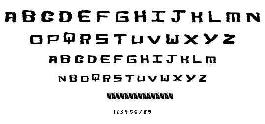 Bold Shake font