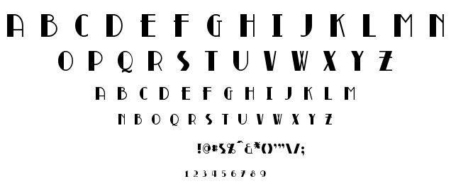 Broadmoor font