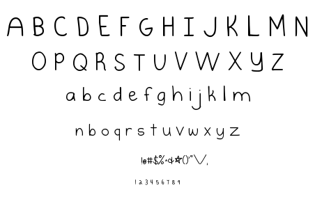 Burst My Bubble font