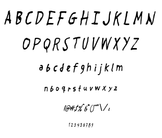 Crosspatchers Delight font
