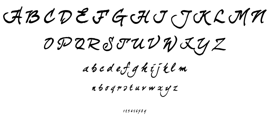 Curly Joe font