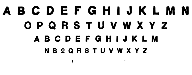 California Rad font