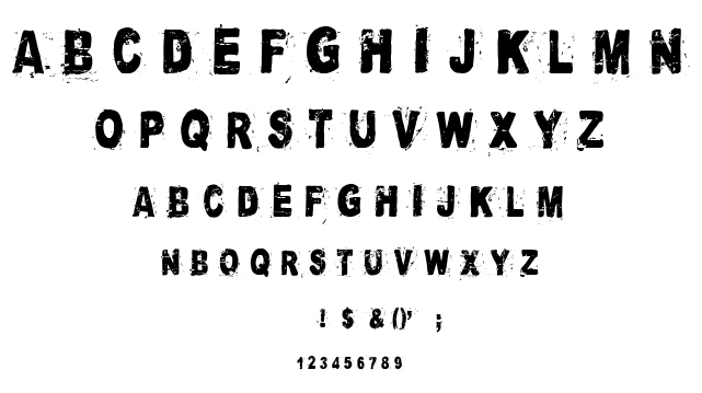 Cataclysme font