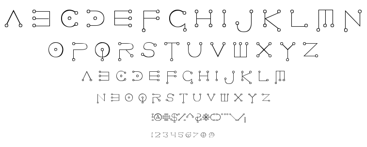 Celestial font
